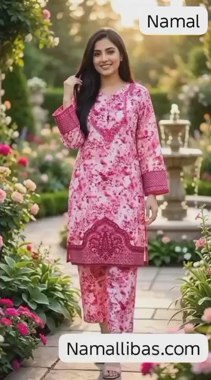Floral Embroidered Co-Ord Set 🌸